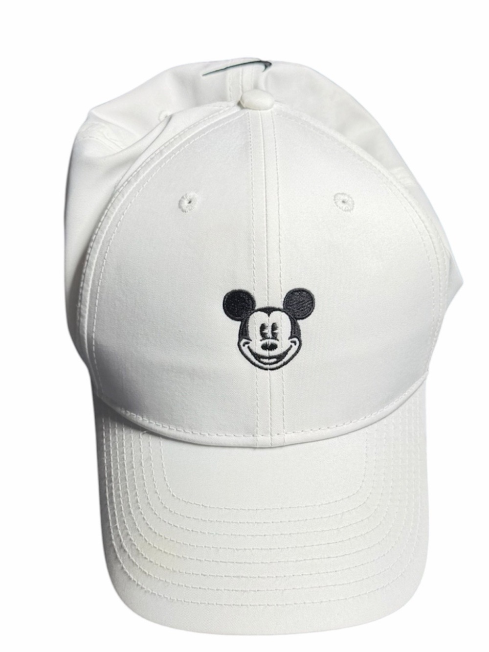 Disney Parks Classic Mickey Dri-Fit Club Baseball Hat White Exclusive